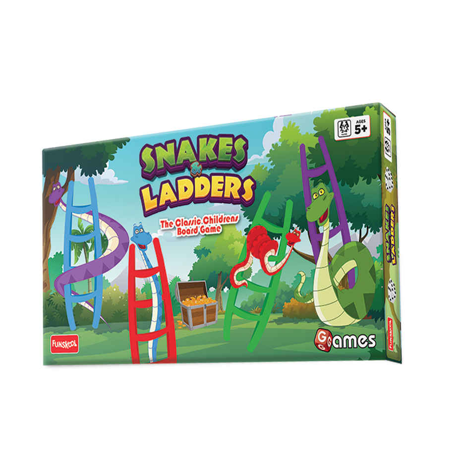 Funskool Snakes & Ladders | Family Board Game | 5+ Years